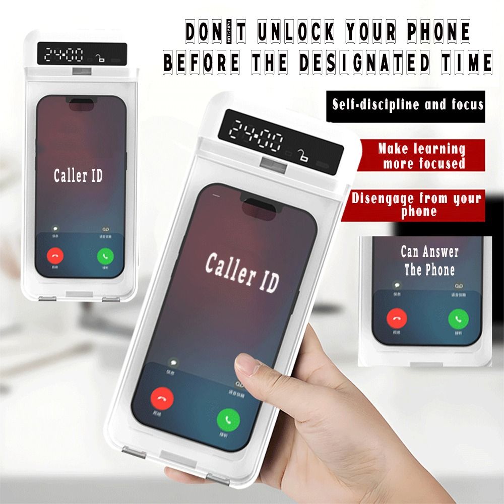 Medicine Cabinet Lock - Przenośna skrzynka na telefon z timerem,