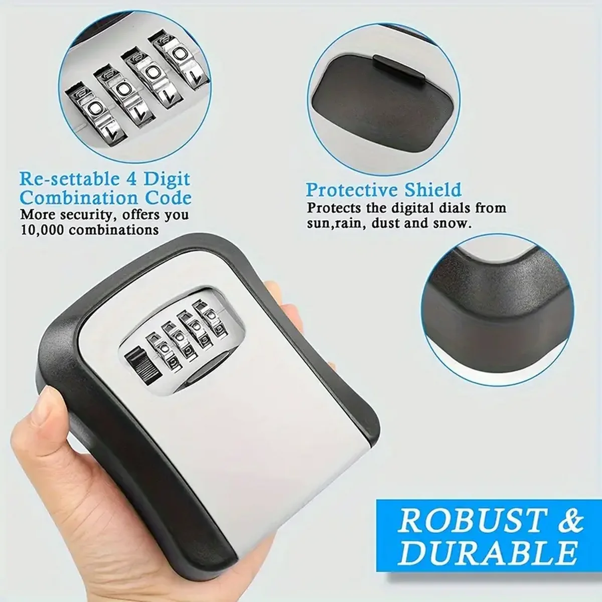 Wodoodporna Przenośna Skrzynka – Lockbox Key Secure recenzja i cena
