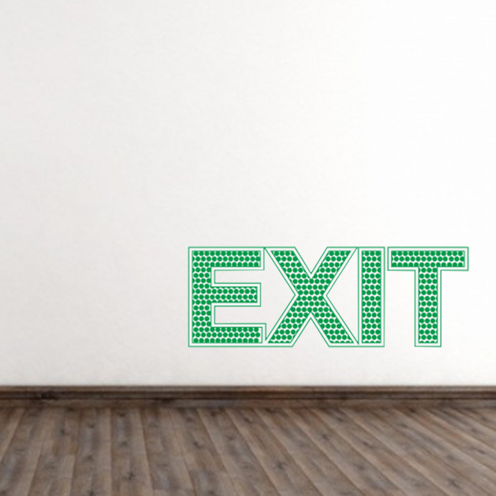 Naklejka bezpieczeństwa na ści – Emergency Exit Sign recenzja i cena